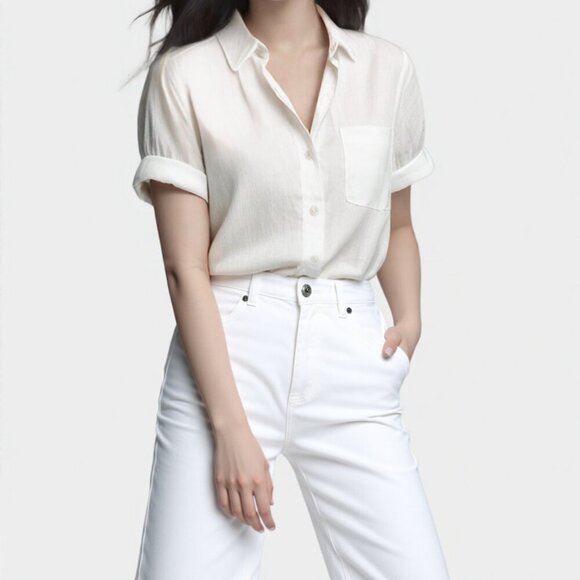 New ZARA Jeans Women's Wide Leg Mid Rise Casual Bohemian | 4 - Picture 1 of 5